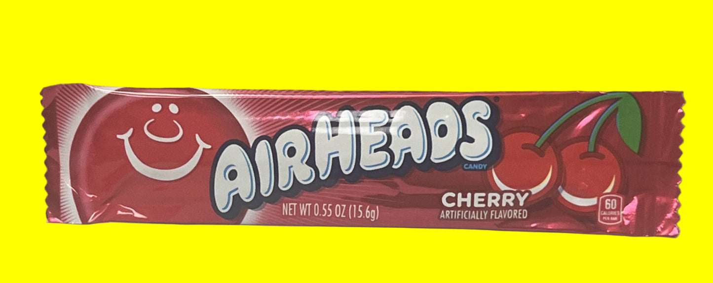AirHeads Taffy Full Size Candy Bar Bulk - (Individually Wrapped) 8 ounces