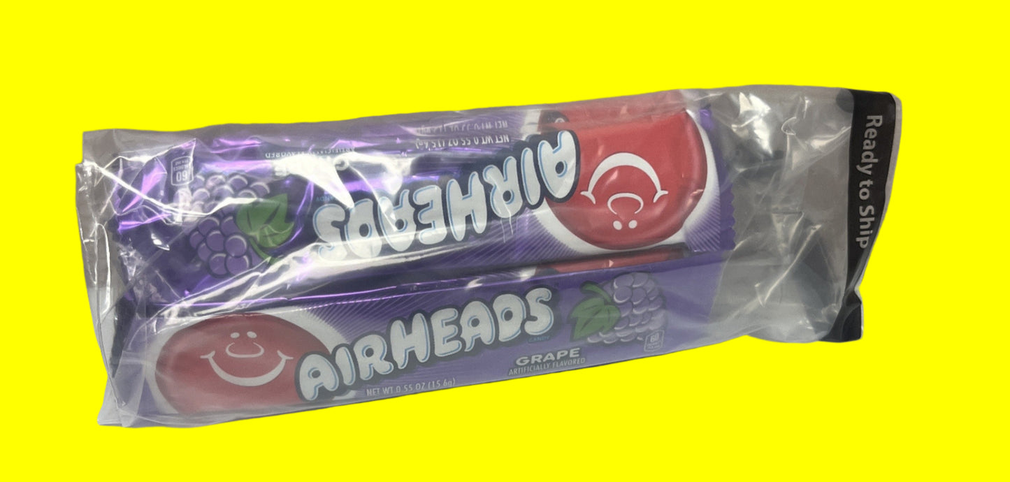 AirHeads Taffy Full Size Candy Bar Bulk - (Individually Wrapped) 8 ounces
