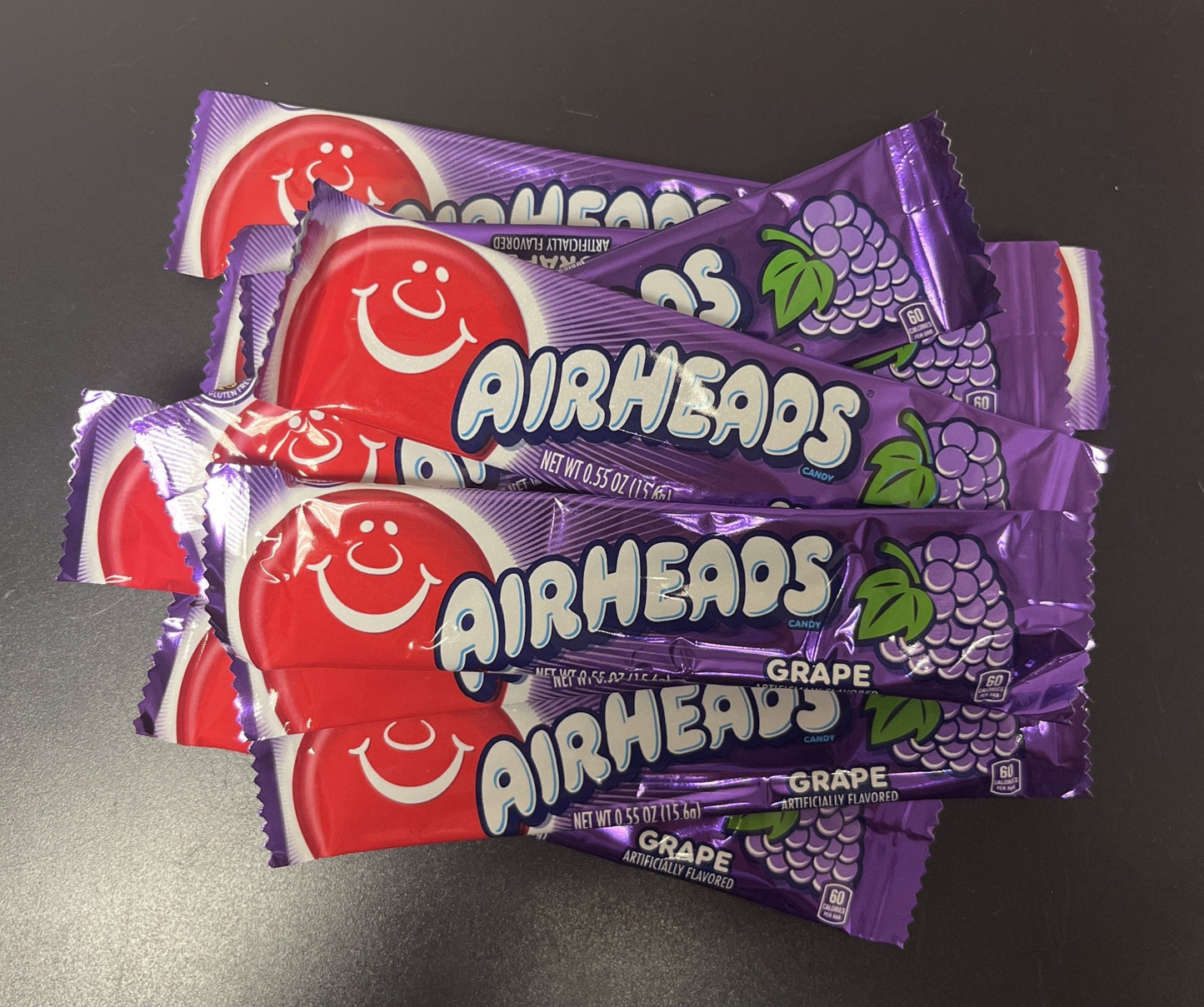 AirHeads Taffy Full Size Candy Bar Bulk - (Individually Wrapped) 8 ounces