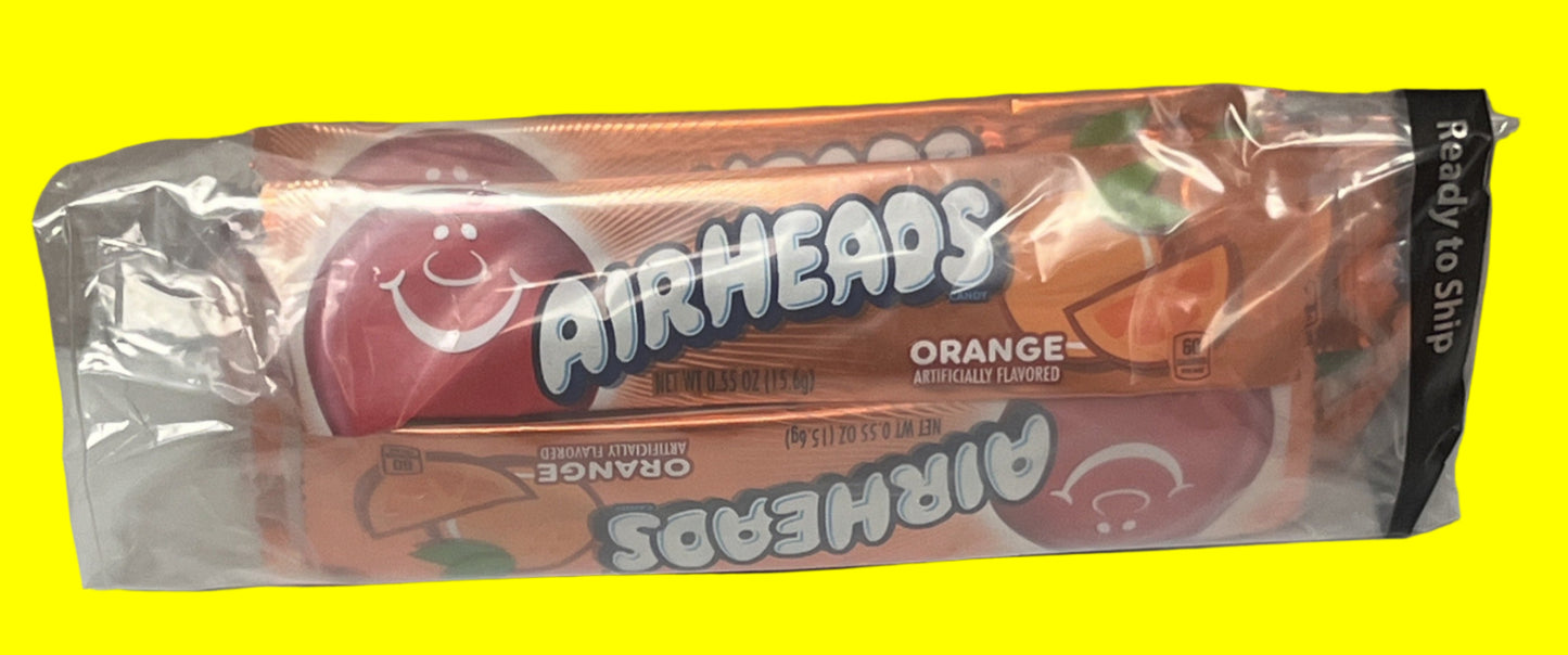 AirHeads Taffy Full Size Candy Bar Bulk - (Individually Wrapped) 8 ounces