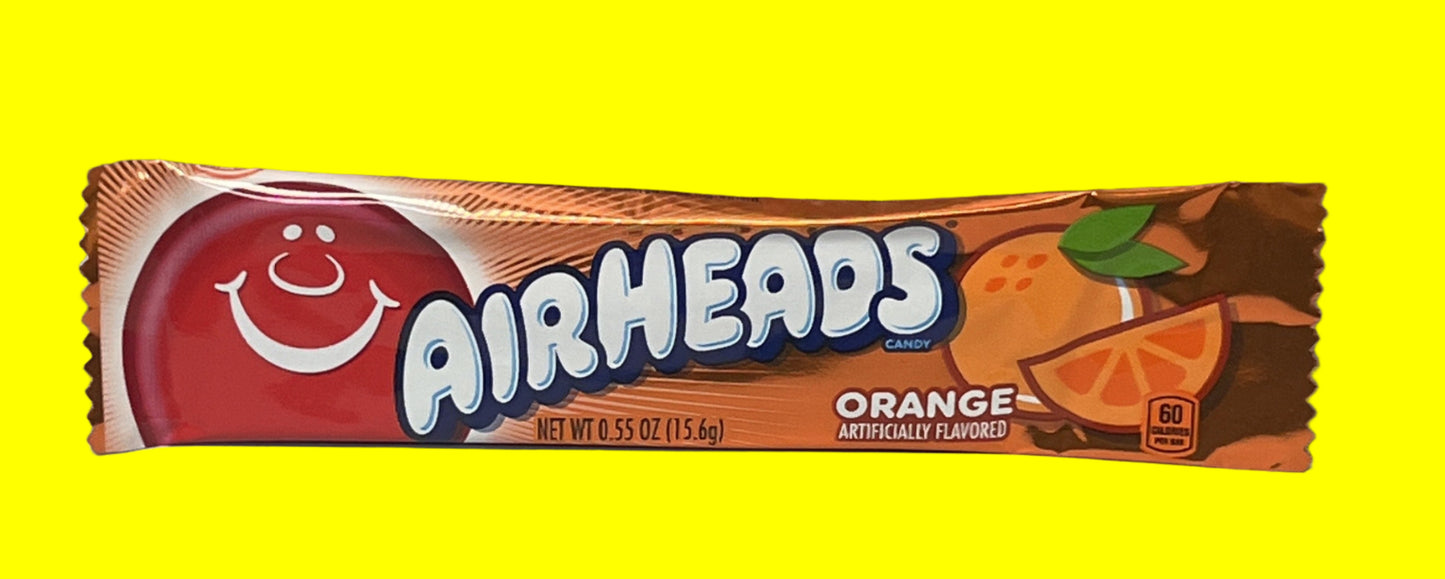 AirHeads Taffy Full Size Candy Bar Bulk - (Individually Wrapped) 8 ounces