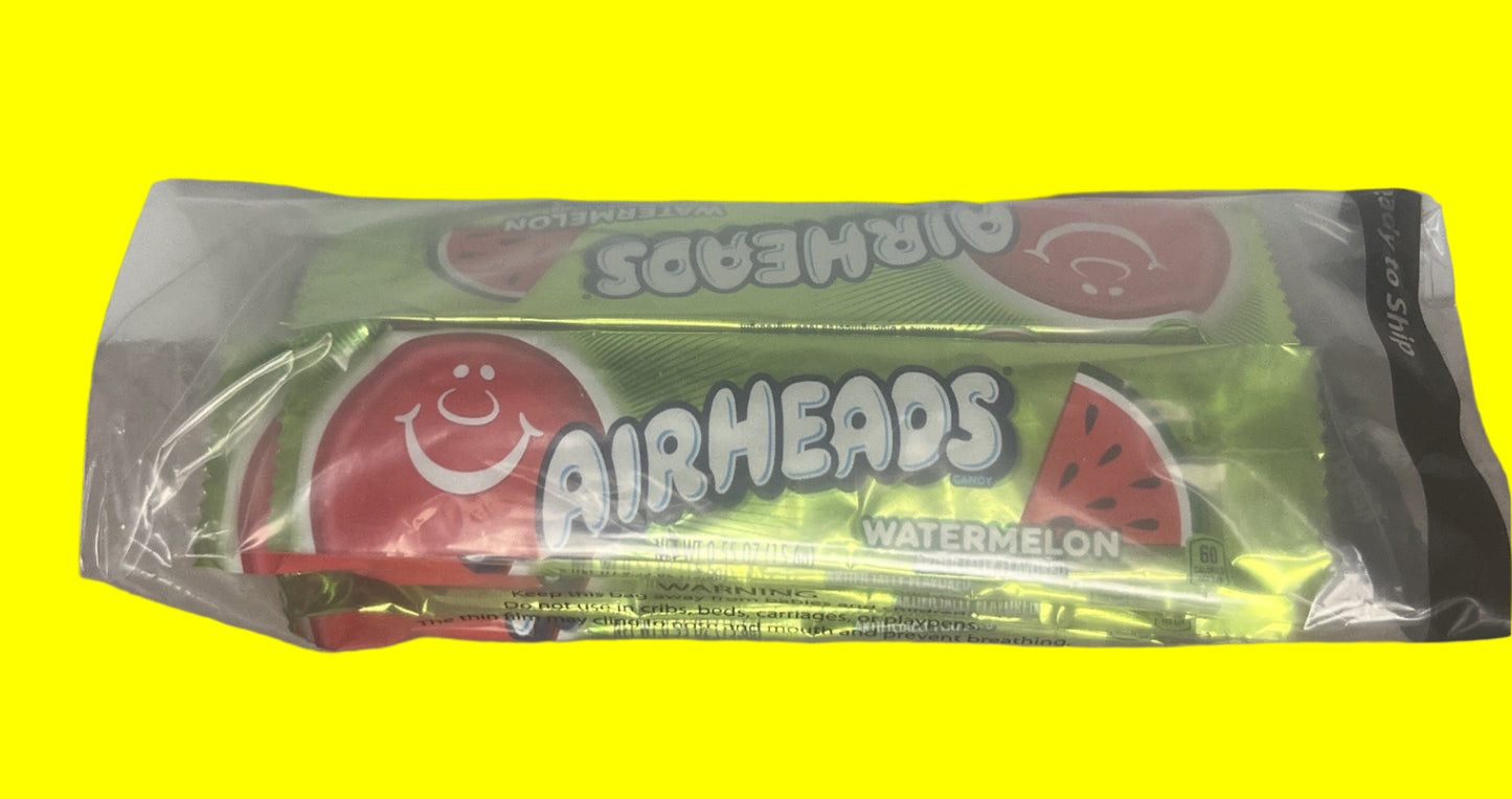 AirHeads Taffy Full Size Candy Bar Bulk - (Individually Wrapped) 8 ounces