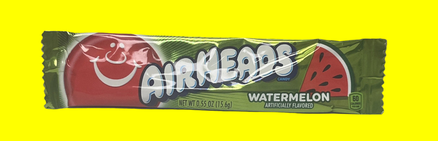 AirHeads Taffy Full Size Candy Bar Bulk - (Individually Wrapped) 8 ounces