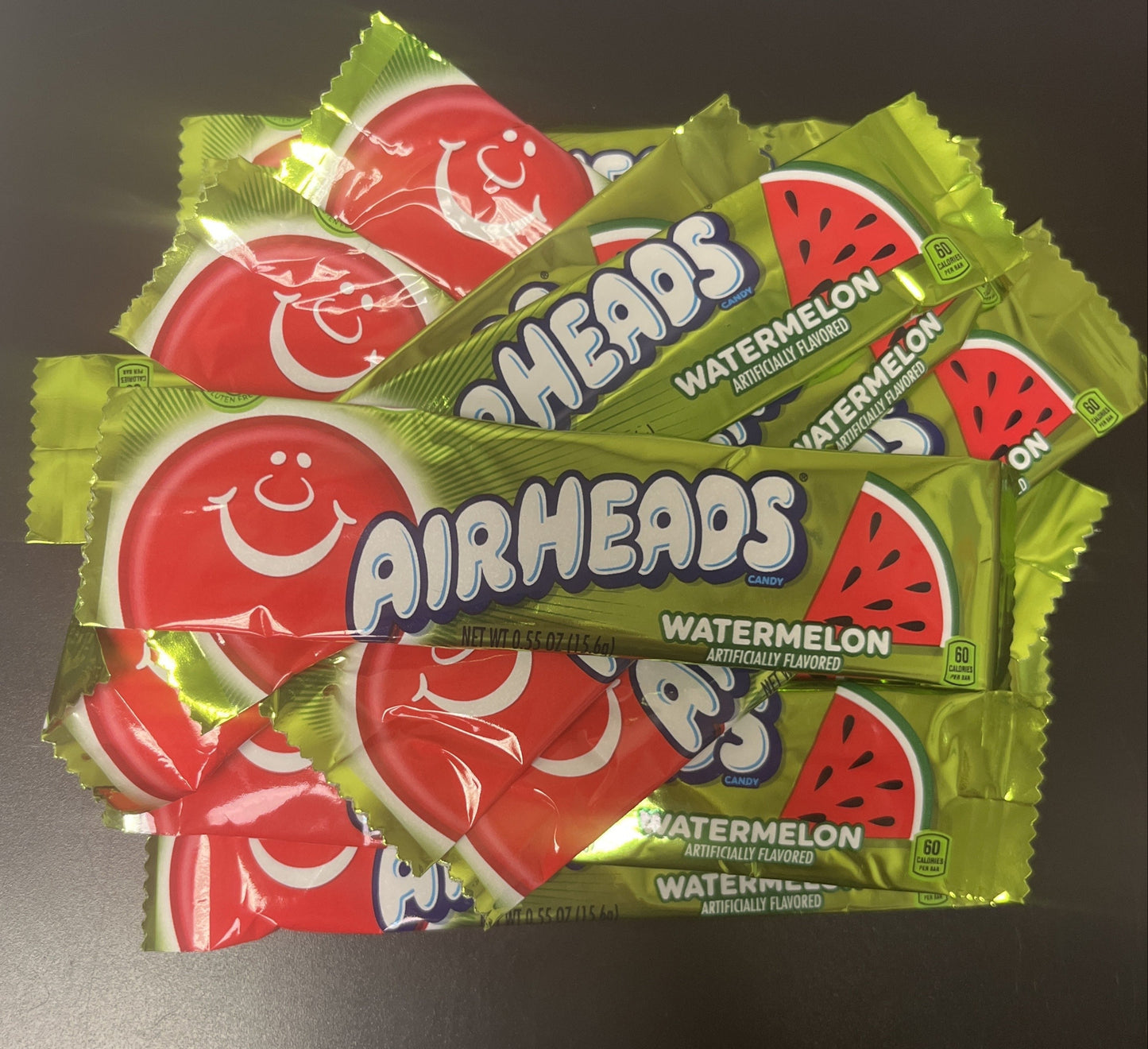 AirHeads Taffy Full Size Candy Bar Bulk - (Individually Wrapped) 8 ounces