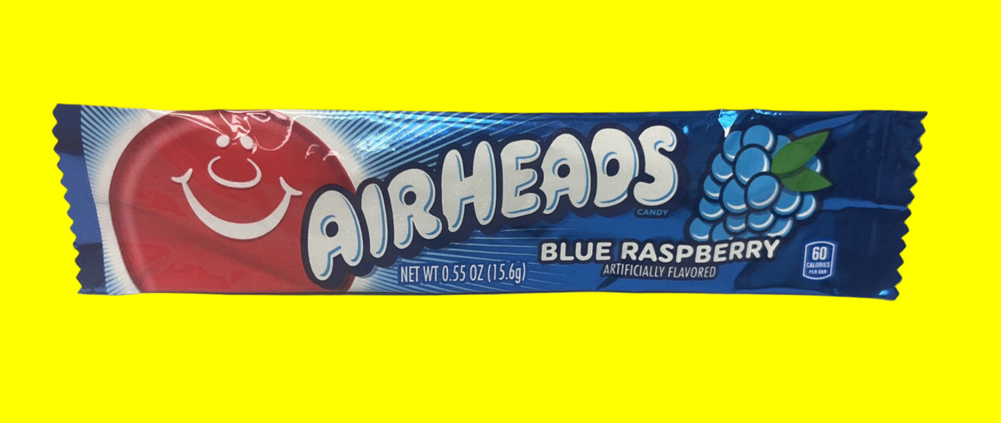 AirHeads Taffy Full Size Candy Bar Bulk - (Individually Wrapped) 8 ounces