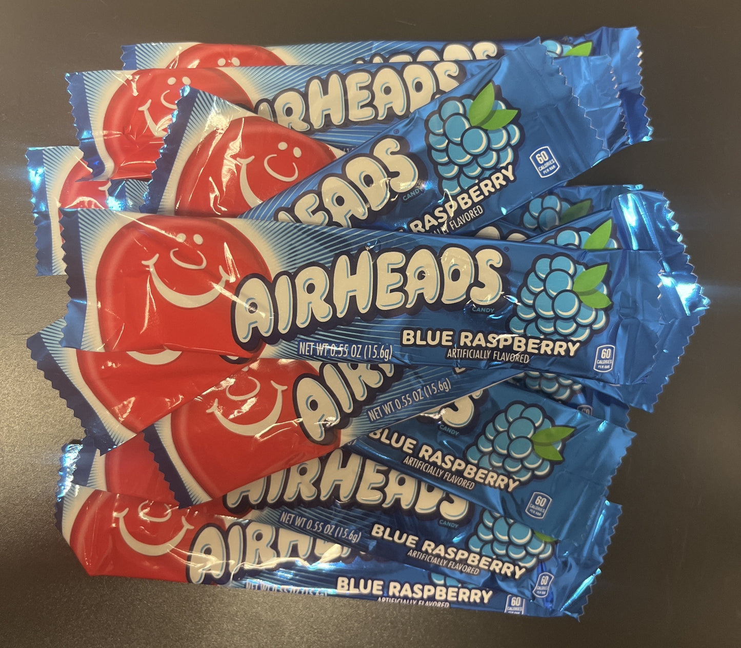 AirHeads Taffy Full Size Candy Bar Bulk - (Individually Wrapped) 8 ounces