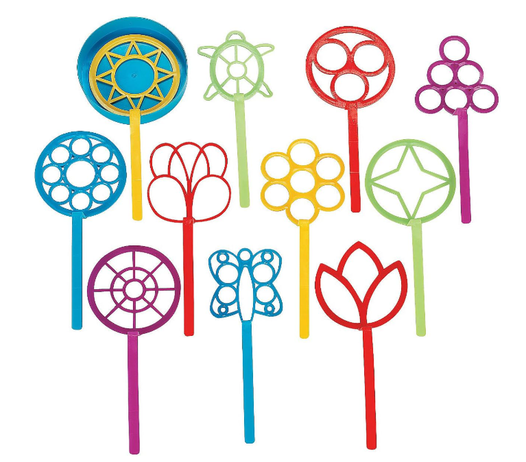 Miracle Bubbles, 32 oz, plus Super Fun Bubble Wand Assortment - 1 dozen