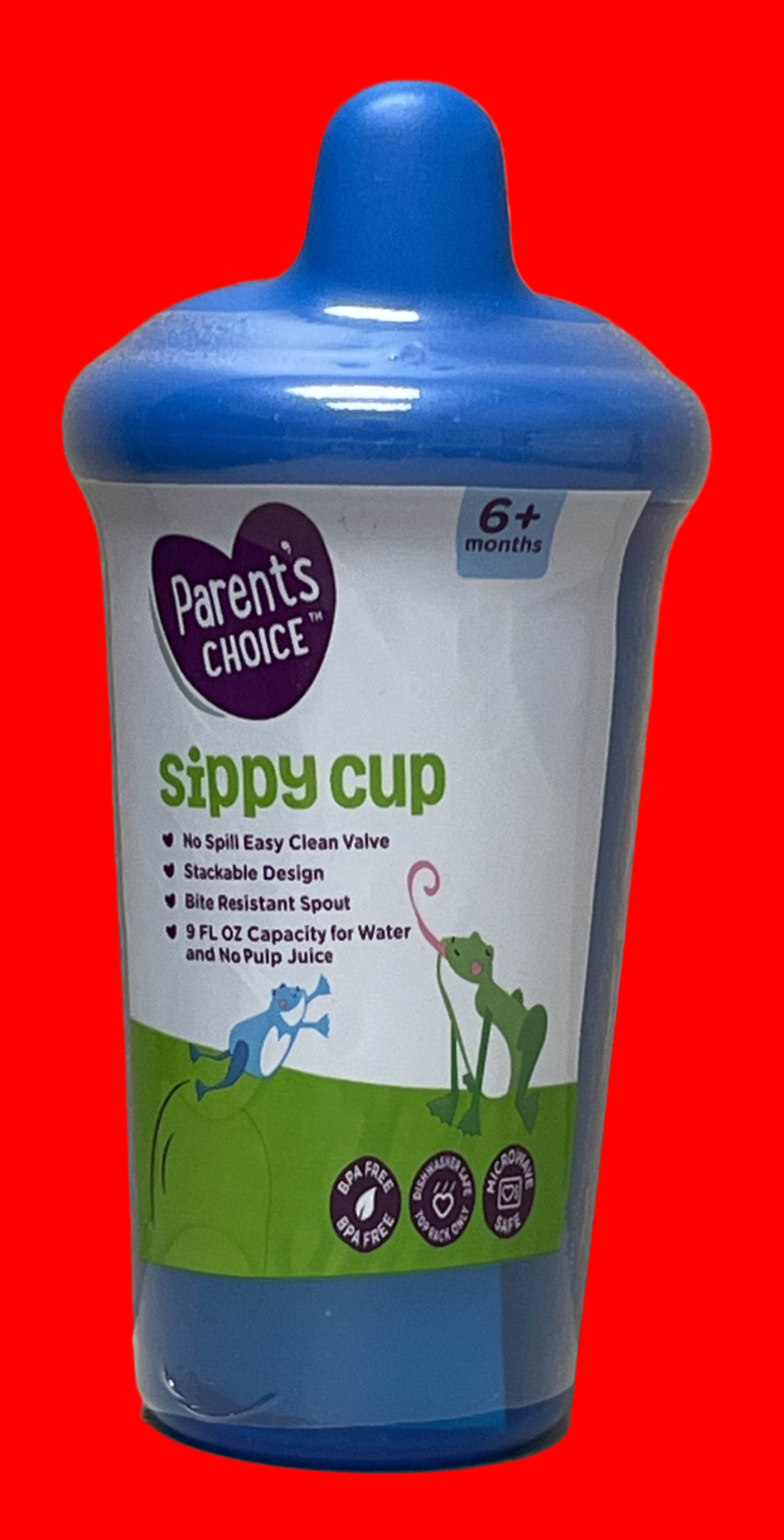 Parents Choice Sippy Cup, 9oz