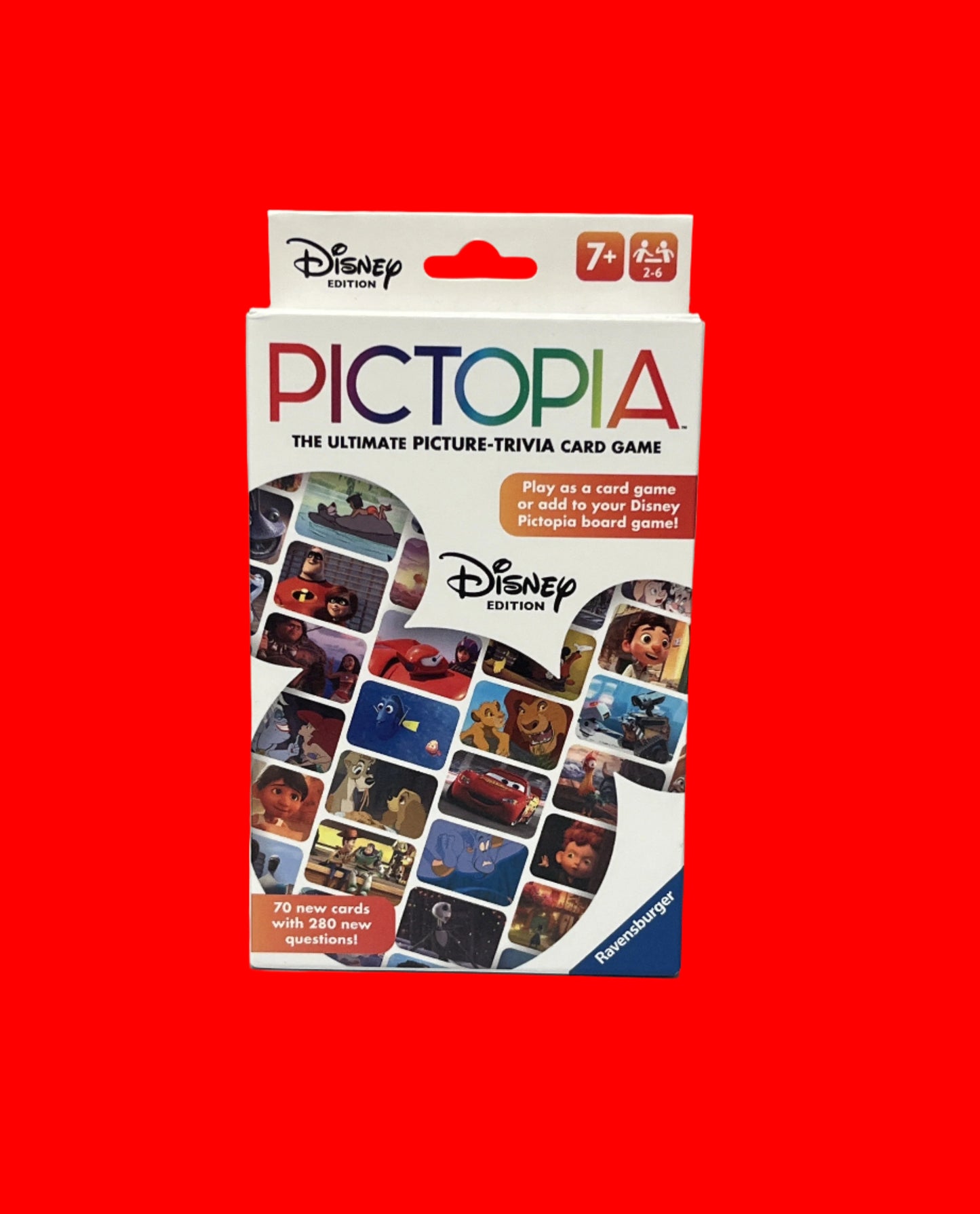Disney Pictopia Card Game - Travel-Sized Trivia Game