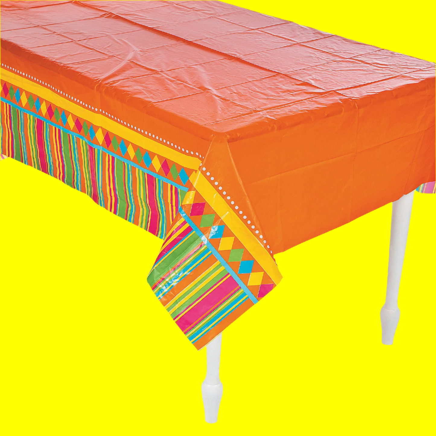 Fiesta Party Plastic Tablecloth - Party Supplies - 1 Piece
