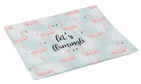 Flamingo Themed Kitchen Towel Set of 2, Let's Flamingle, Summer Decor
