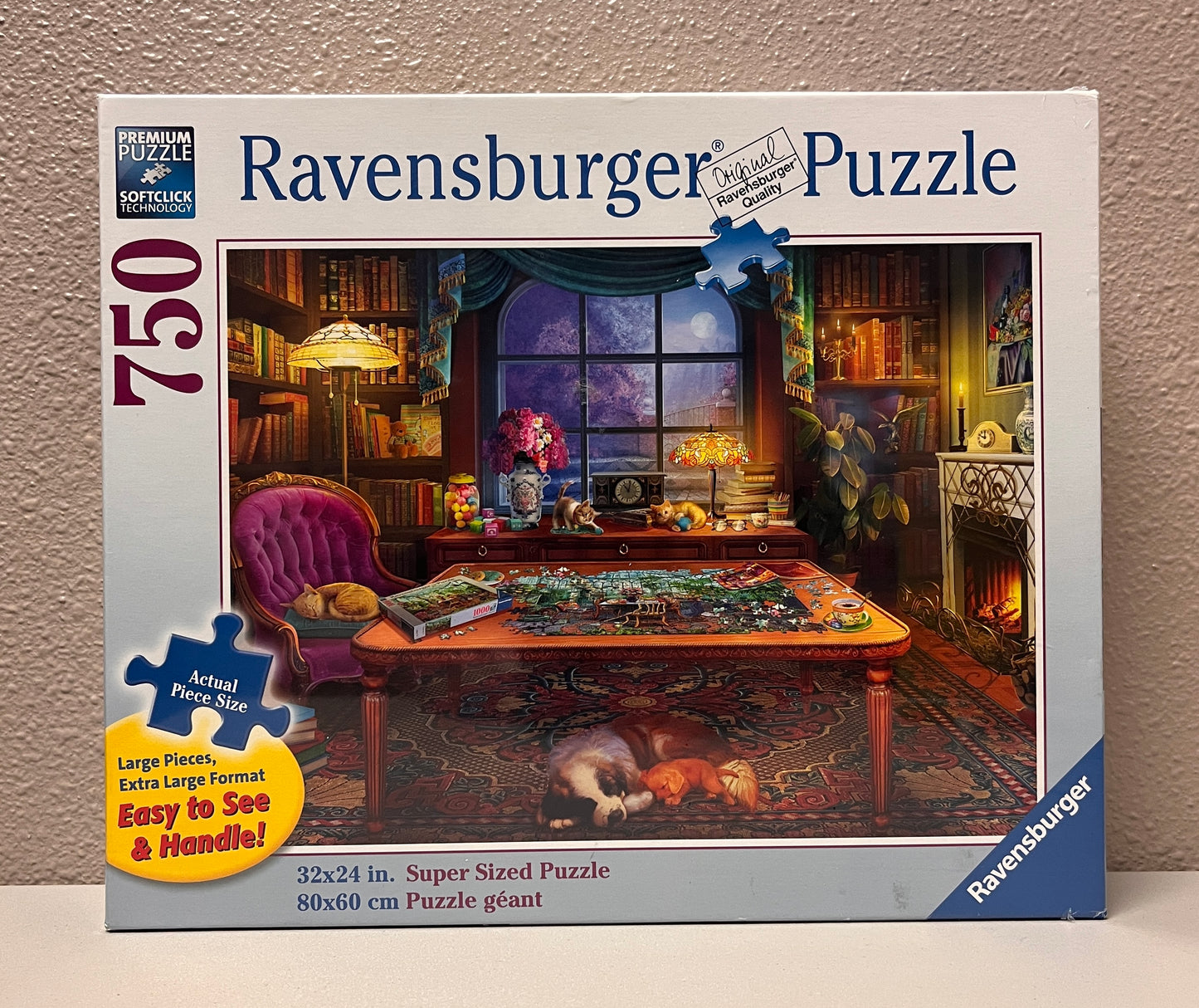 Ravensburger Cozy Series: Puzzler's Place, 750pc Jigsaw Puzzle, 32x24in