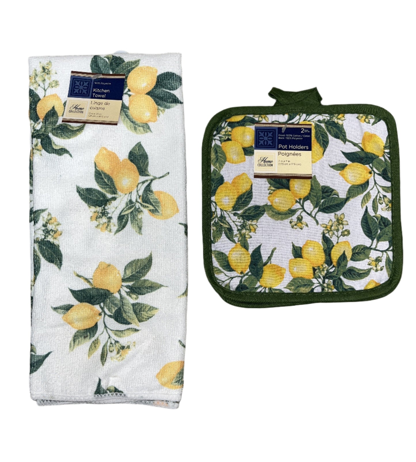 Lemon Kitchen Linens - You Choose