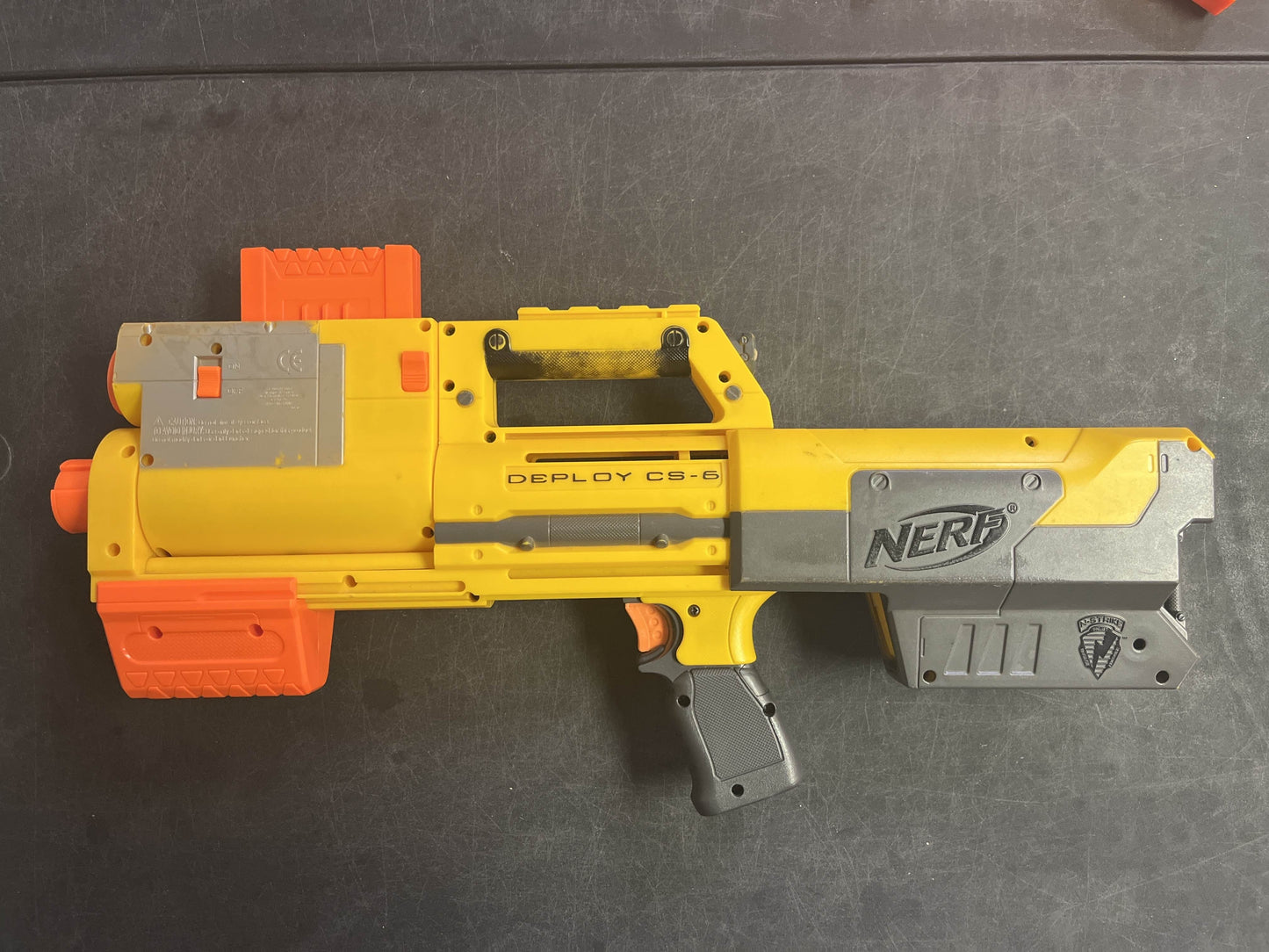 NERF N-Strike Deploy CS-6 Collapsible Blaster WORKING LIGHT 2009 + Clip