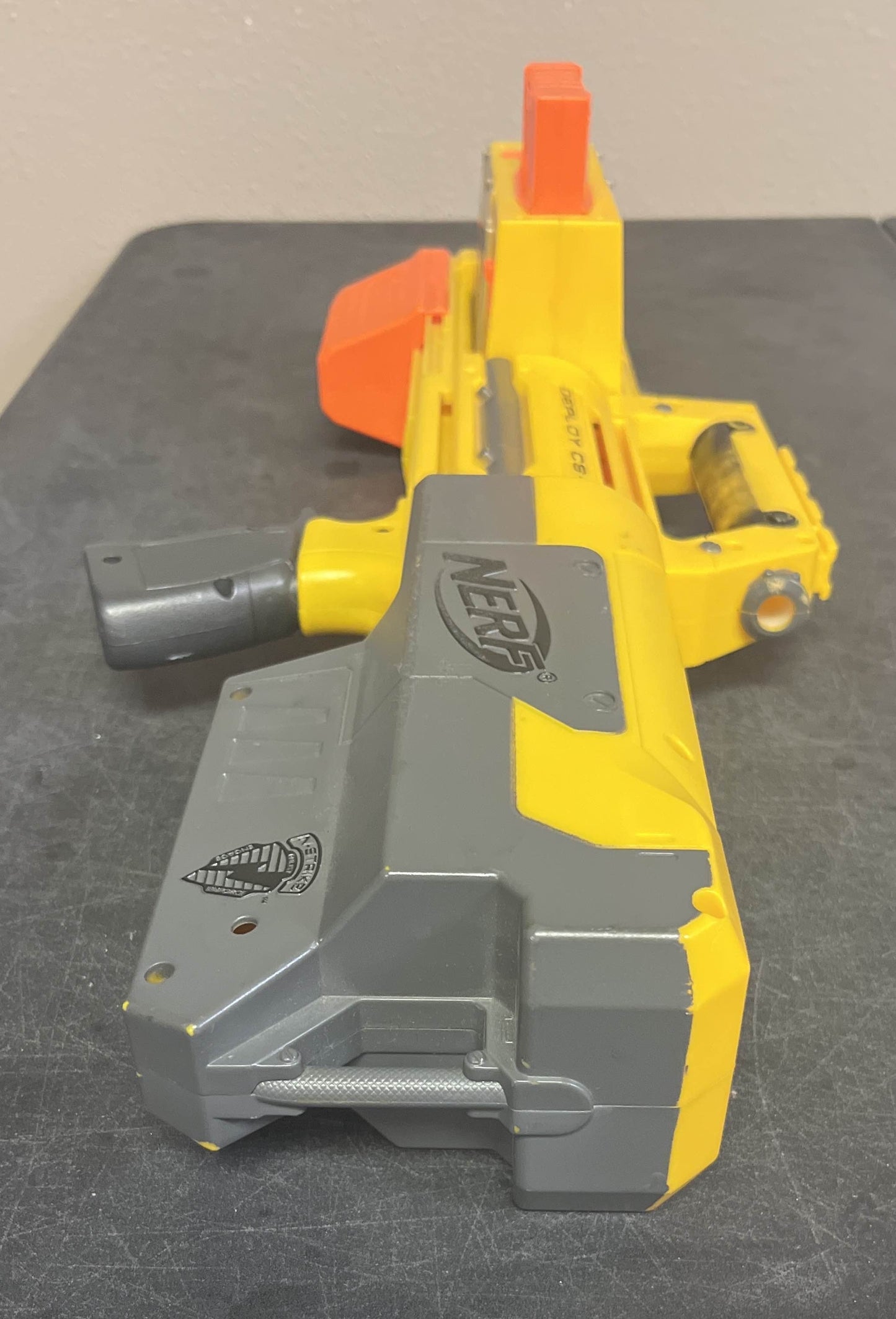 NERF N-Strike Deploy CS-6 Collapsible Blaster WORKING LIGHT 2009 + Clip