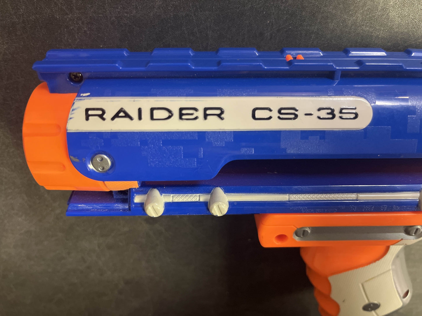NERF N-Strike Elite Raider CS-35 Dart Gun Blaster Toy w/ Drum and Stock