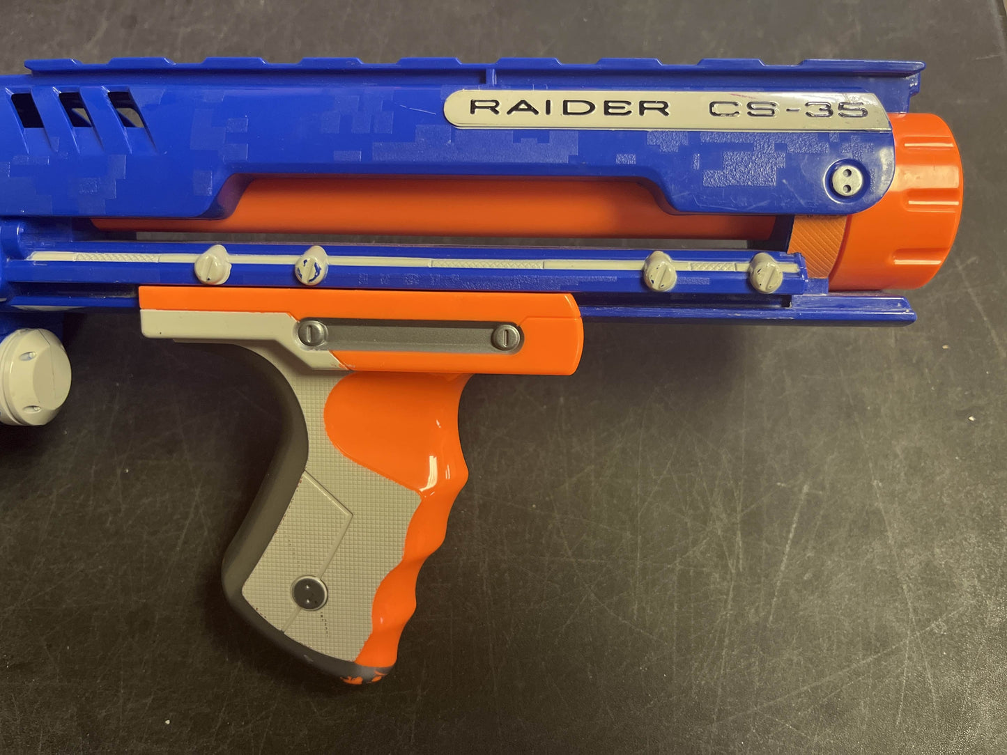 NERF N-Strike Elite Raider CS-35 Dart Gun Blaster Toy w/ Drum and Stock