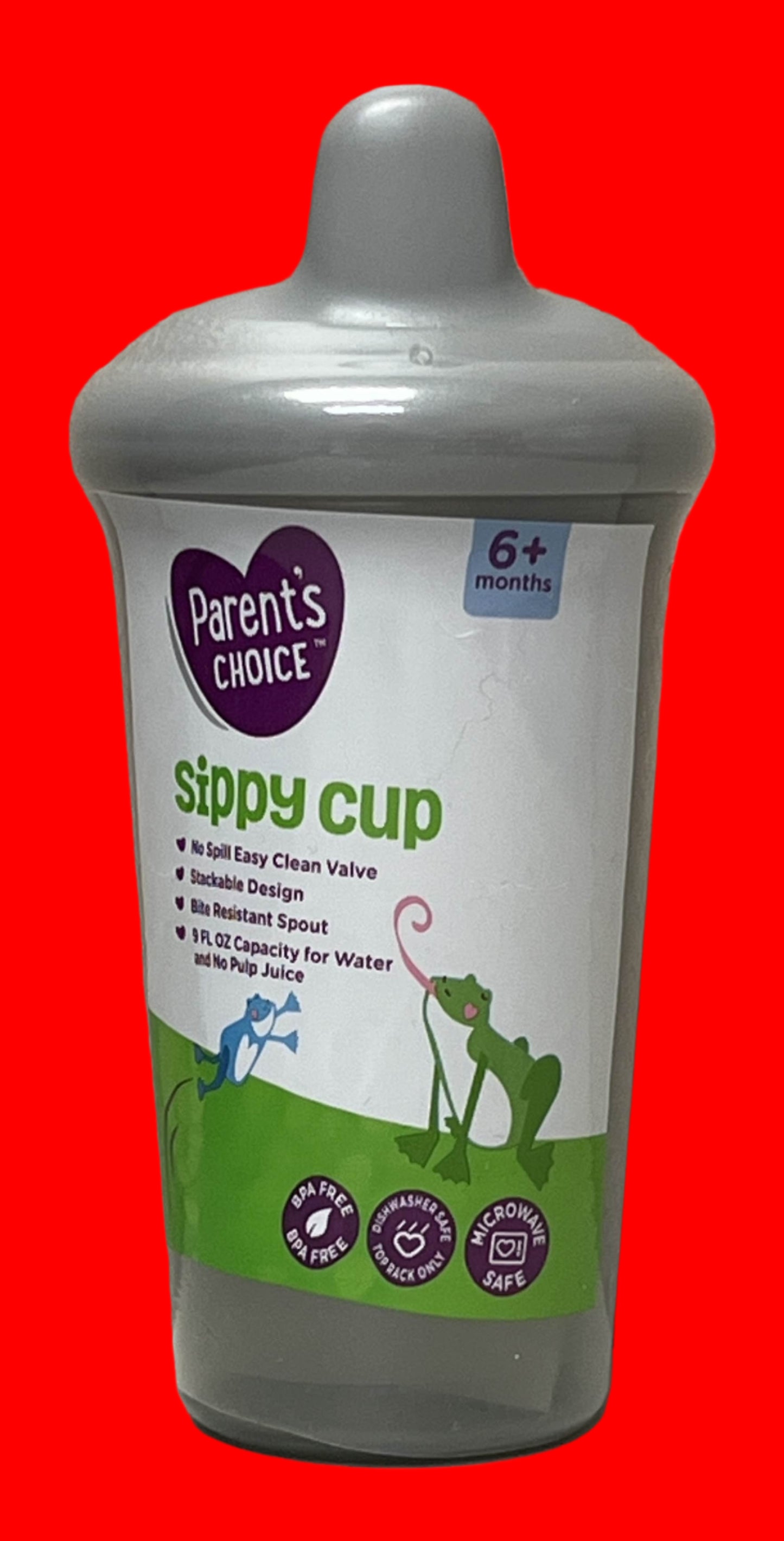 Parents Choice Sippy Cup, 9oz