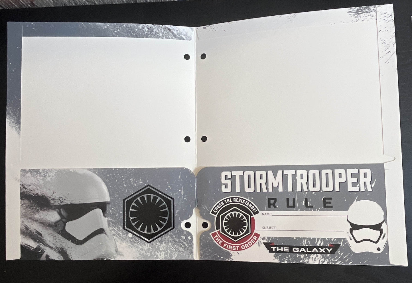 Star Wars Force Awakens School Supplies, Notebook, Portfolio Folder - You Choose