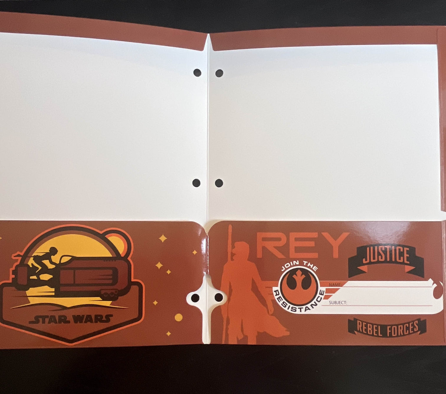 Star Wars Force Awakens School Supplies, Notebook, Portfolio Folder - You Choose