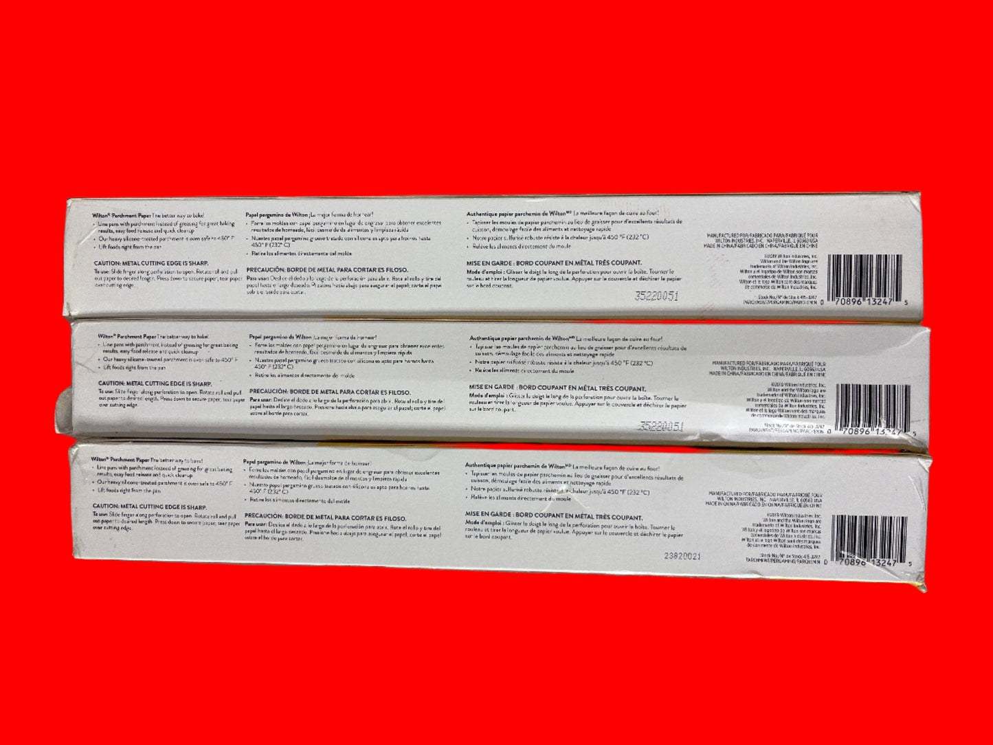 Wilton Parchment Paper, Mega Roll, 100 ft each, Total 300 ft (damaged package)