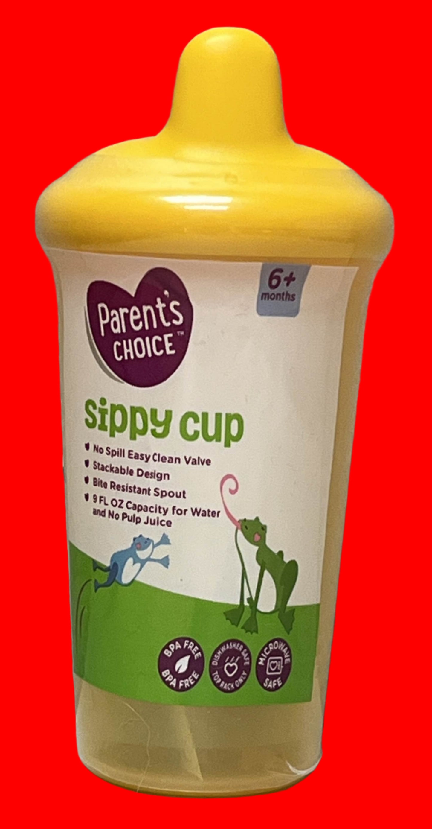 Parents Choice Sippy Cup, 9oz