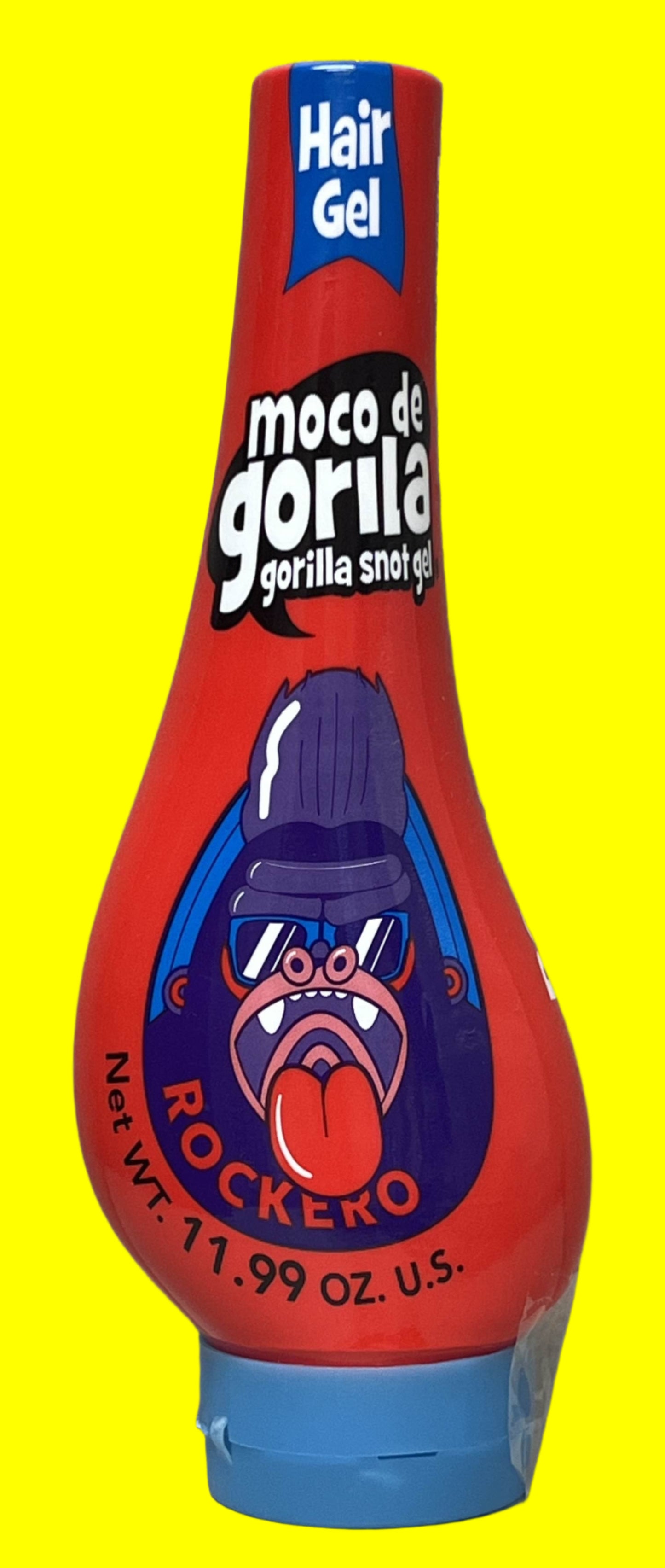 Moco Gorila Hair Styling Gel Rockero Unisex for Long Lasting Hold, 11.9 oz Squeeze Bottle