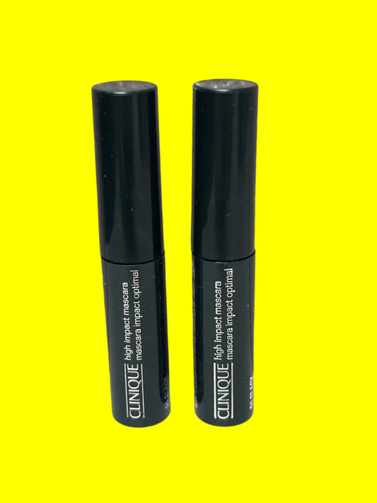 Clinique High Impact Mascara 01 Black 3.5 ml/0.14 oz - Set of 2