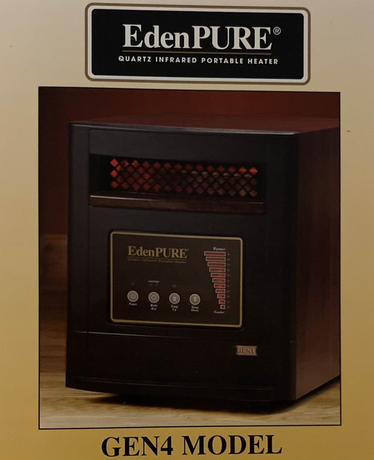 EdenPURE™ GEN4 Portable Quartz Infrared Heater A4428 - SEE DESCRIPTION