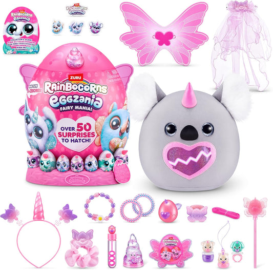 Eggzania Fairy Mania (Koala) 50+ Surprises, Collectible, Wearable, Endless Fun