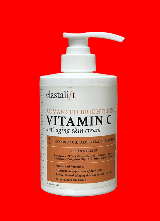 Elastalift ADVANCED BRIGHTENING VITAMIN C Anti-Aging SKIN CREAM Aloe Shea, 15 OZ