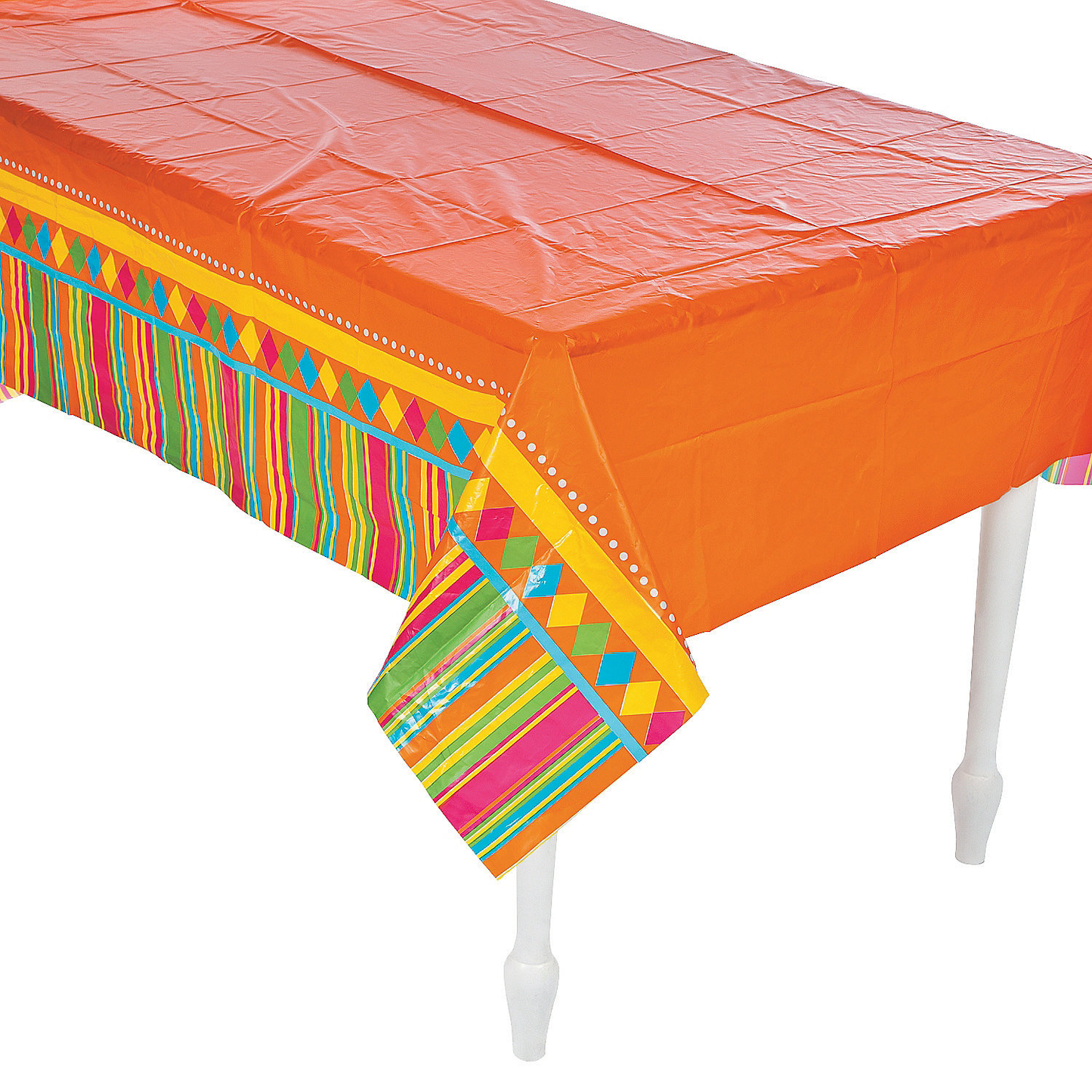 Cinco De Mayo Fiesta Party Supplies - Serves 16 - Includes Plates, Napkins, Cups, Spoons, Tablecloth and Fiesta Balloon