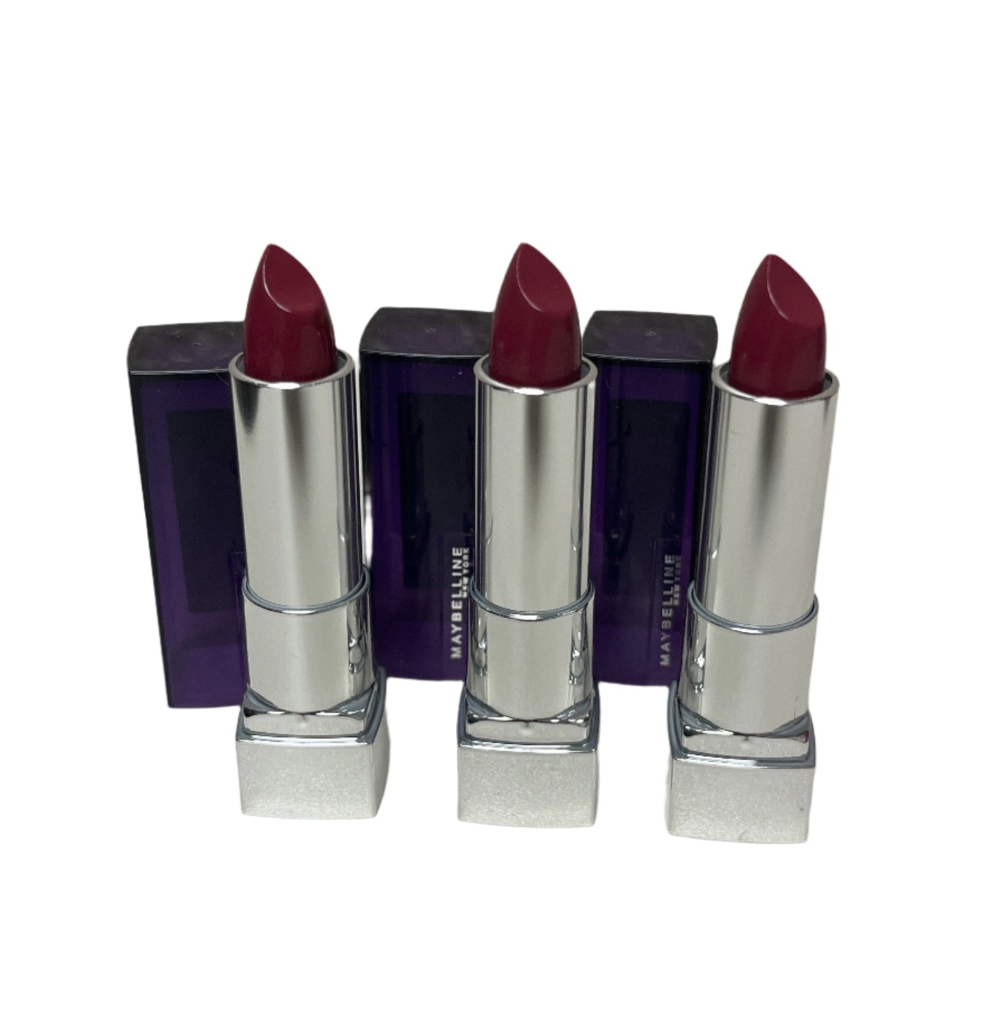 Maybelline Color Sensational Lipstick 410 Blissful Berry 0.15oz - Set of 3