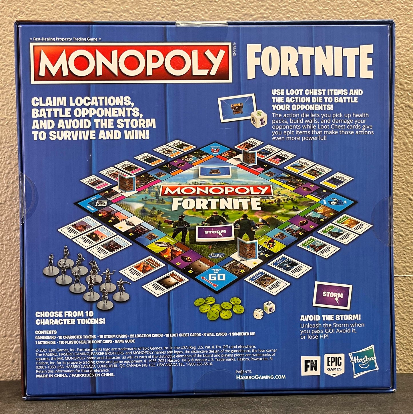 Fortnite Collector's Edition Monopoly Board Game Inspired by Fortnite Video Game