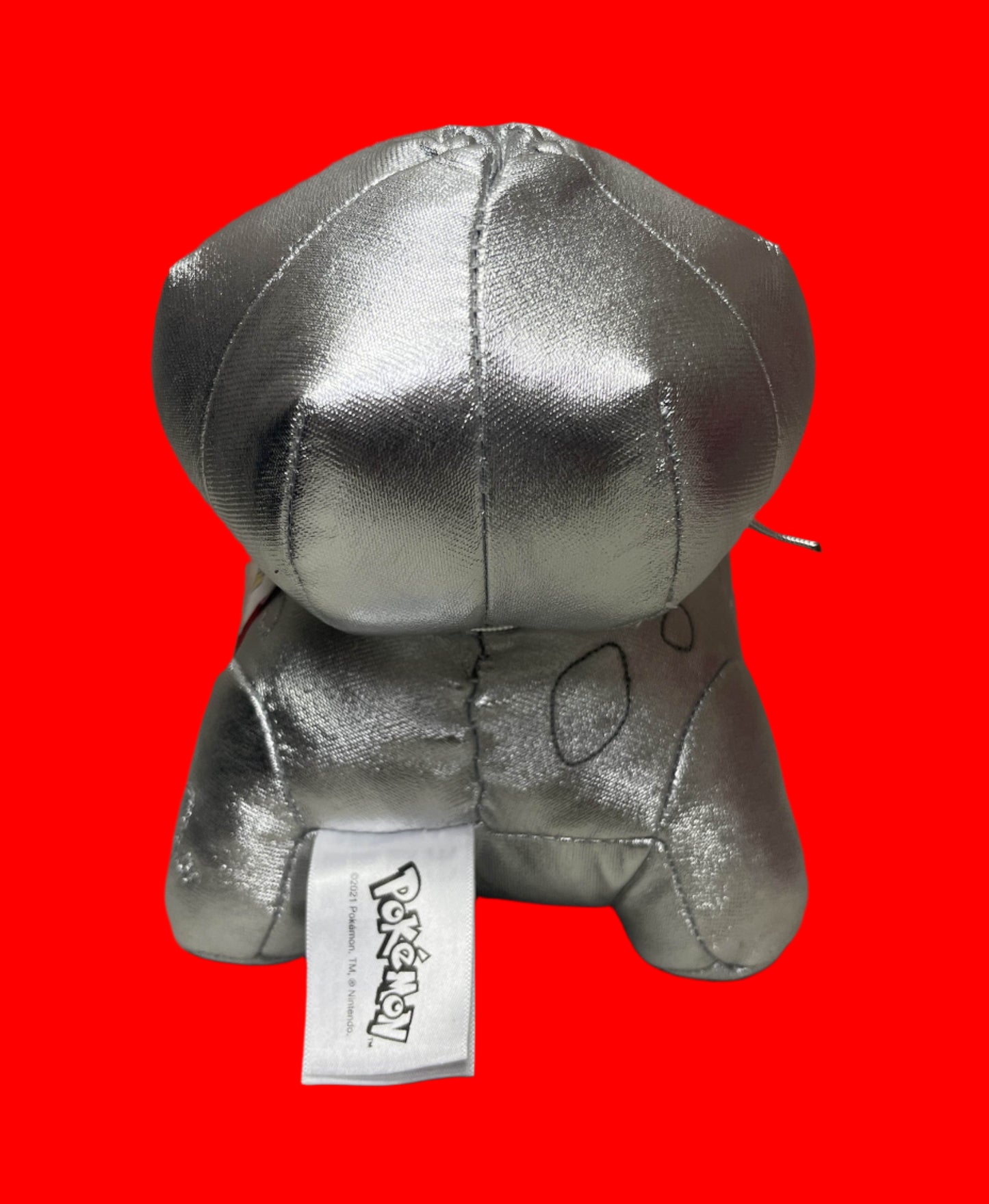 Pokemon 8" Silver Bulbasaur 25th Anniversary Plush