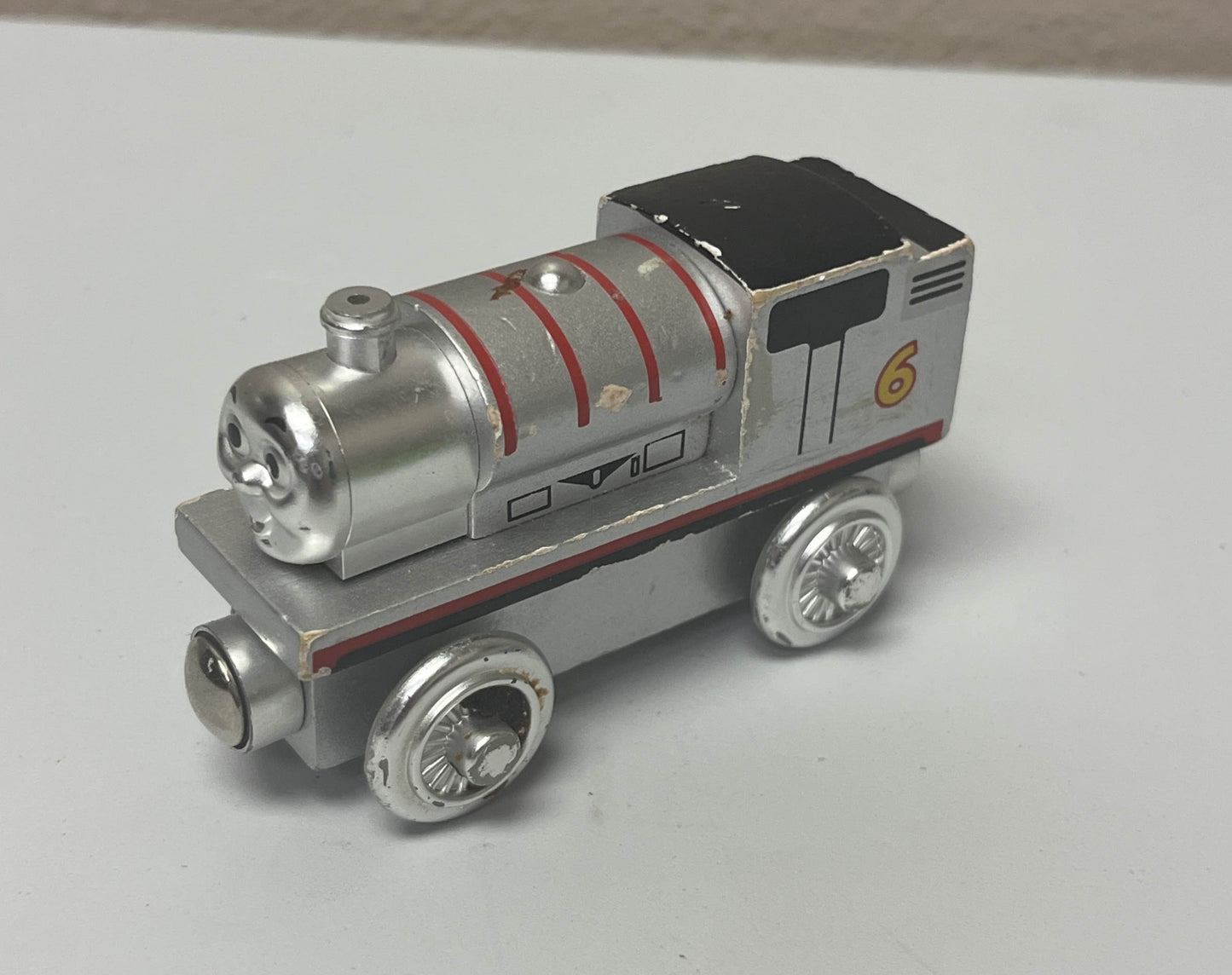 Silver Percy 60 Year Thomas the Train Limited Edition Wooden Railway Rare