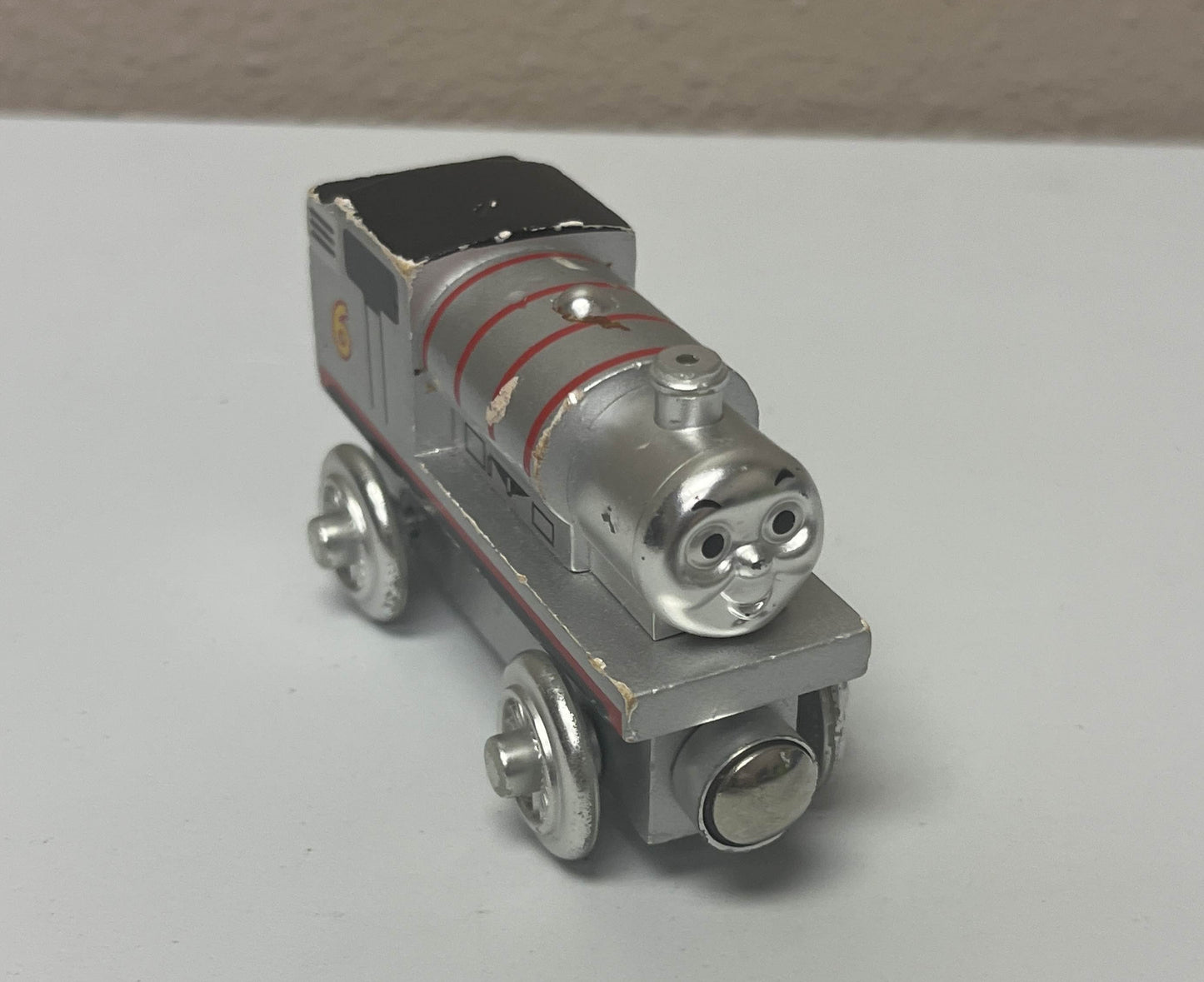 Silver Percy 60 Year Thomas the Train Limited Edition Wooden Railway Rare